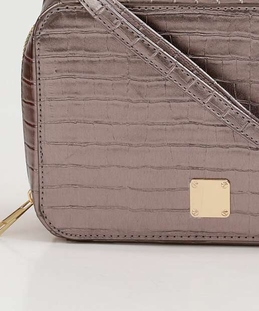 Bolsa Feminina Transversal Textura Marisa