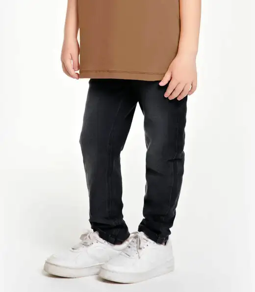 Calça Jeans Infantil Masculina Trick Nick Preto