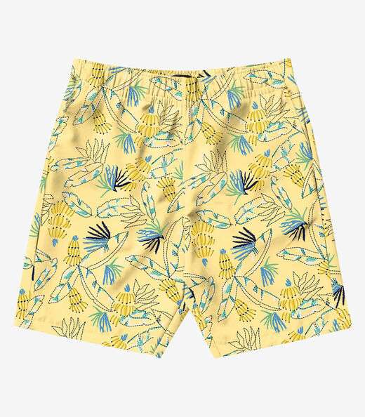 Bermuda Masculina Microfibra Diametro Amarelo