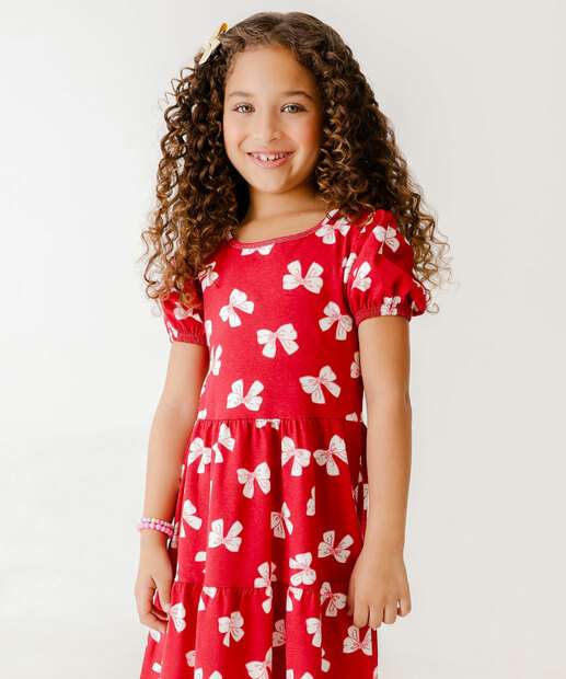 Vestido Infantil Babado Marisa Tam 4 a 10