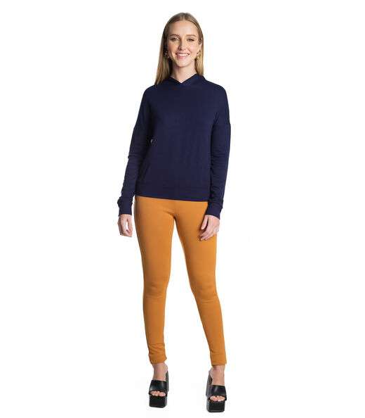 Blusão Com Capuz Feminino Rovitex Azul