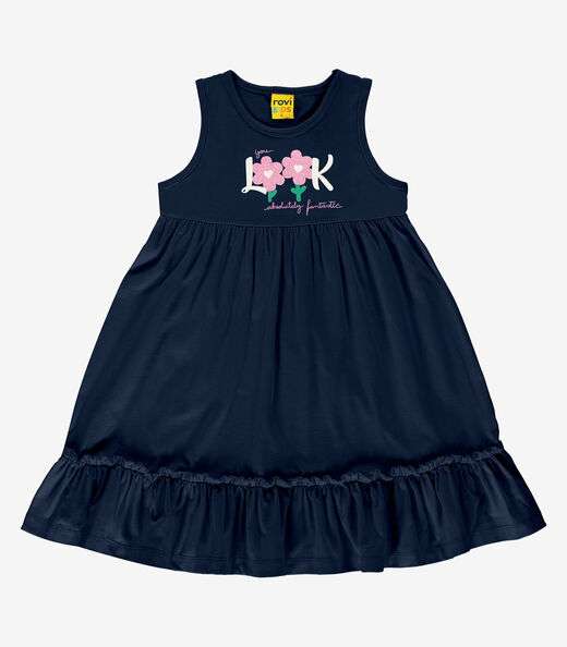 Image_Vestido Menina Meia Malha Rovi Kids Azul