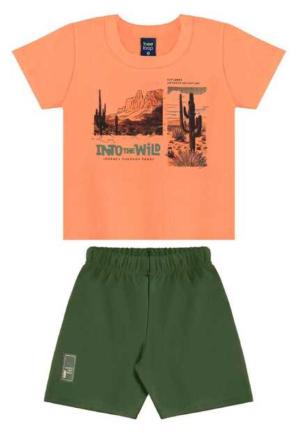 Image_Conjunto Camiseta e Bermuda Bee Loop