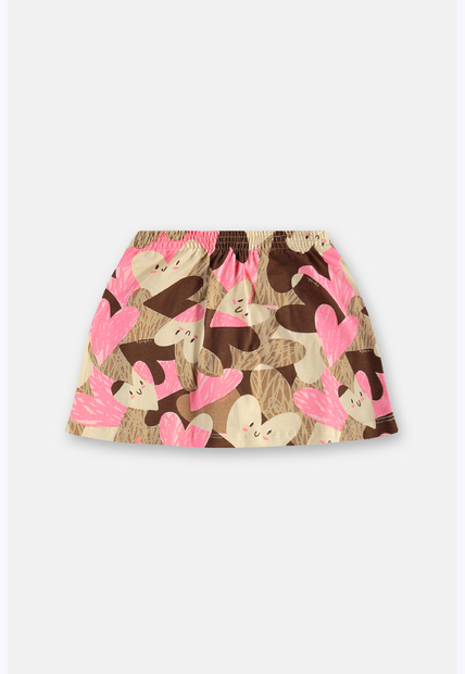 Conjunto Blusa Saia Short Up Baby