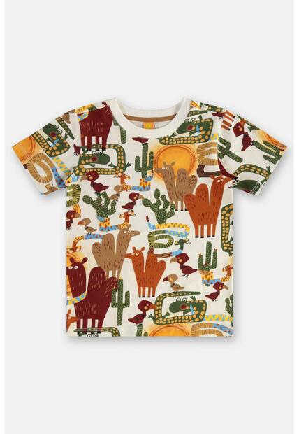 Conjunto Menino Camiseta e Bermuda Três e Já