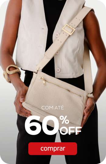 Bolsas com até 60%OFF Bolsas com até 60%OFF