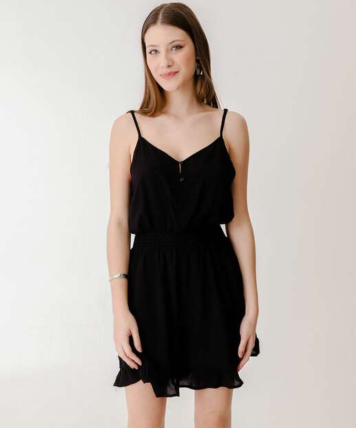 Vestido Feminino Alças Finas Marisa