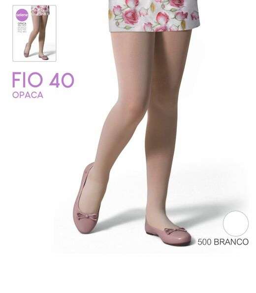 Image_Meia Calça Infantil Fio 40 Selene Branco