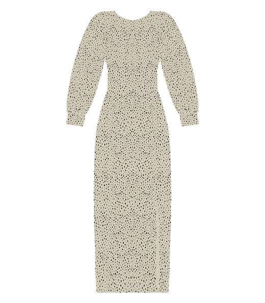 Vestido Longo Feminino Rovitex Bege