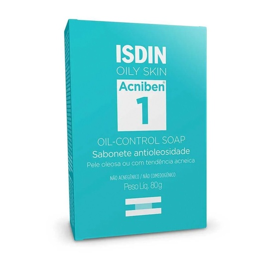 Image_Isdin Acniben Sabonete Antioleosidade Em Barra 80g
