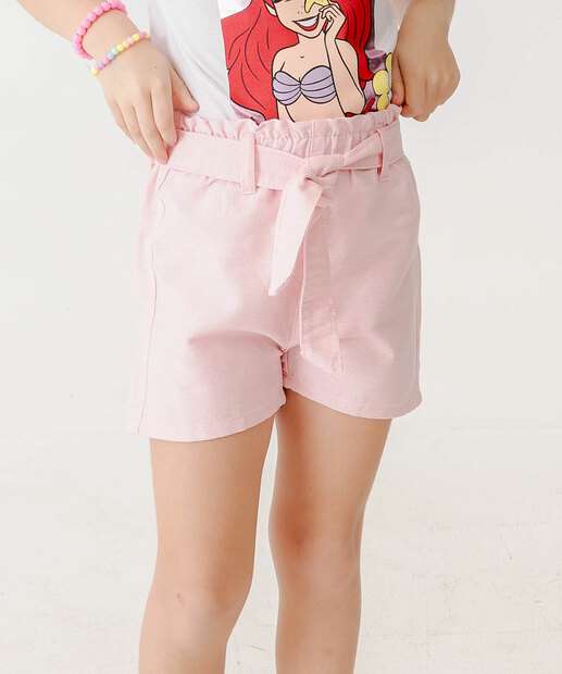 Short Infantil Textura Clochard Marisa Tam 4 a 10