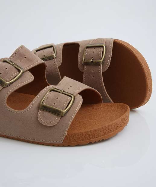 Rasteirinha Feminina Birken Fivelas Marisa
