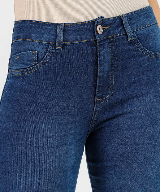 Calça Jeans Flare Feminina Biotipo Azul