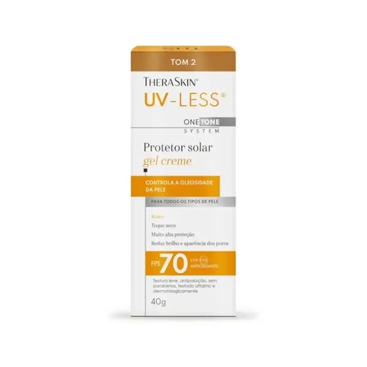 Image_Theraskin Uv-Less Protetor Solar Gel Creme Tom 2 Fps70 40G