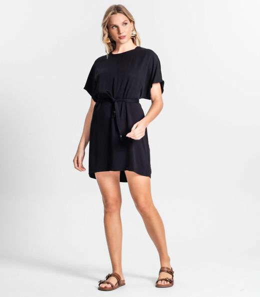 Vestido Curto Feminino Endless Preto