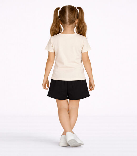 Conjunto Feminino Short e Blusa Estampada Select Rosa