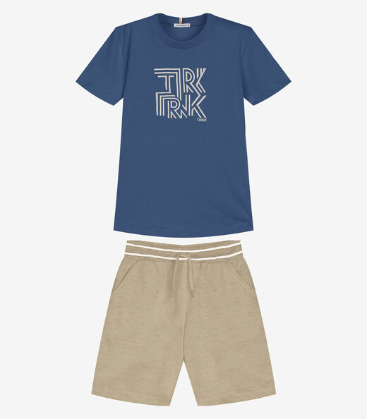 Image_Conjunto Infantil Camiseta Com Bermuda Trick Nick Azul