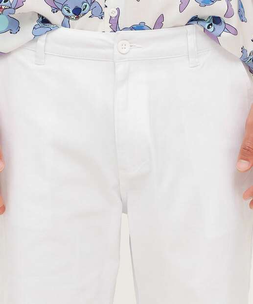 Bermuda Masculina Bolsos Marisa Branco