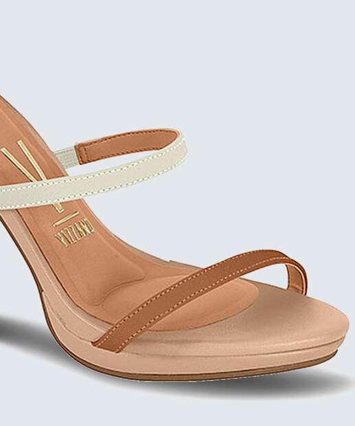 Sandália Salto Fino Feminina Tiras Vizzano 