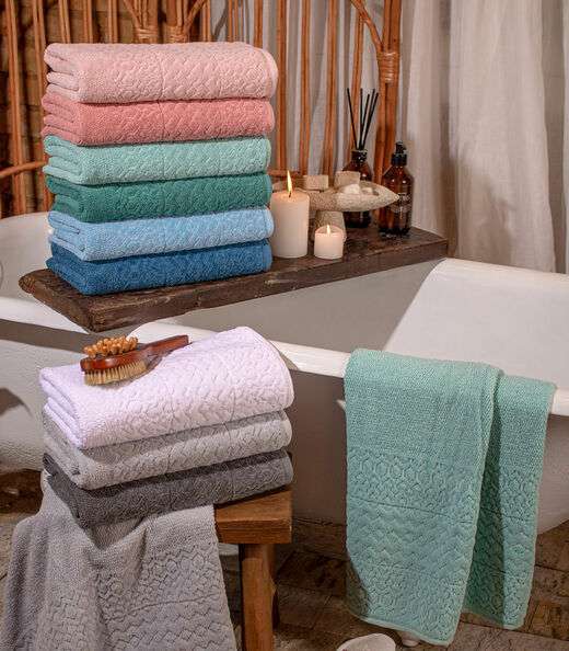 Toalha De Banho Loft Fio Penteado Atlantica Bege