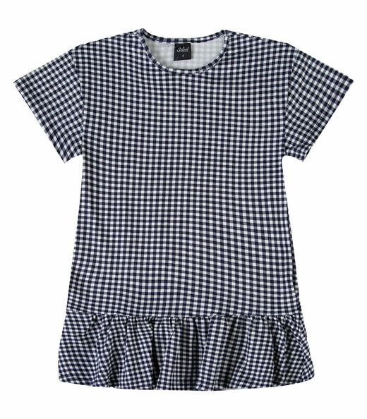 Vestido Infantil Feminino Estampado Select Azul