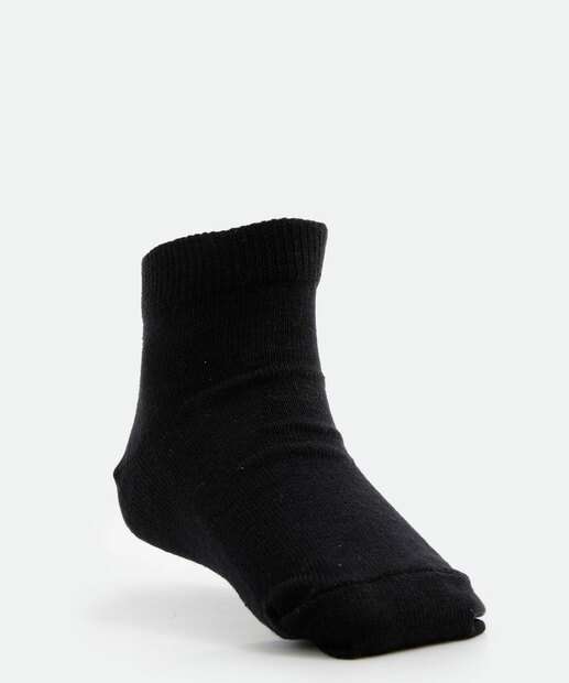 Kit 3 Pares Meias Infantil Cano Curto Estampadas