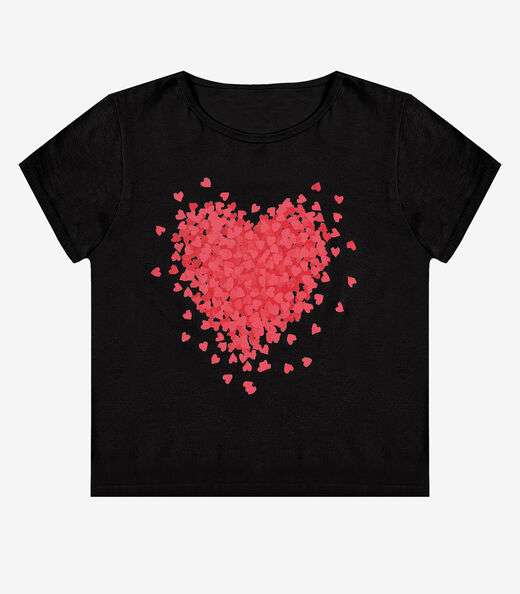 Image_Blusa Feminina Manga Curta Estampada Select Preto