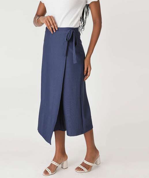 Calça Envelope Pantacourt Feminina Marisa