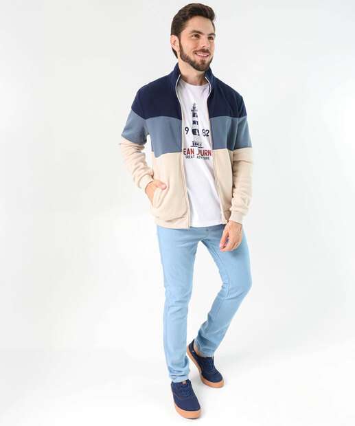 Image_Calça Masculina Jeans Skinny Bolsos Azul