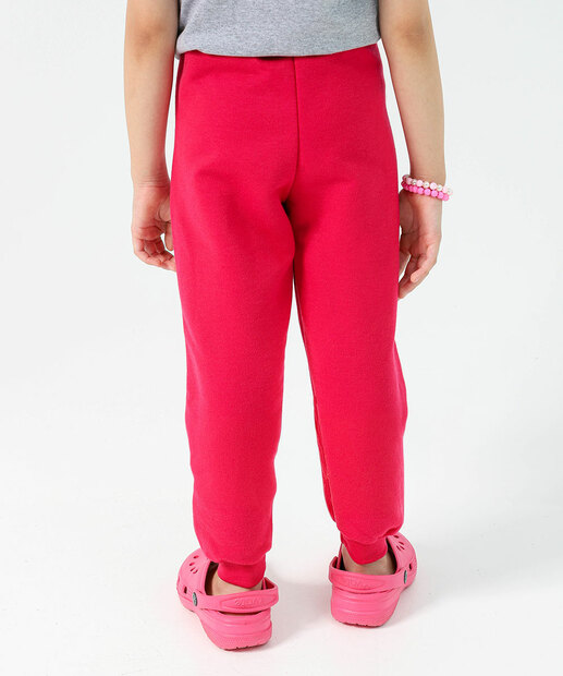 Calça Infantil Moletom Marisa Tam 4 a 10 Rosa