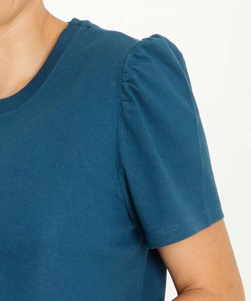 Blusa Feminina Básica Manga Curta Marisa