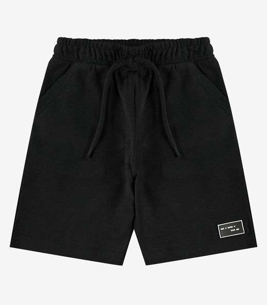 Bermuda Infantil Menino Malhão Fruit Rovi Kids Preto