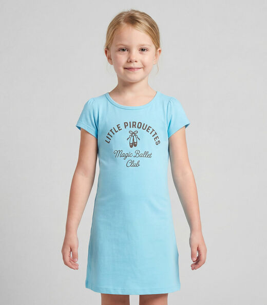 Image_Vestido Infantil Manga Curta Estampado Select Azul