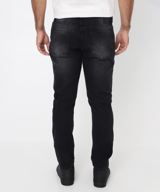 Calça Masculina Jeans Skinny Marisa Preta