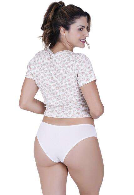 Calcinha Sonho Algodão Concept Lingerie Branco