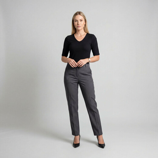 Image_Blusa Feminina Ribana Canelada Infinita Cor Preto