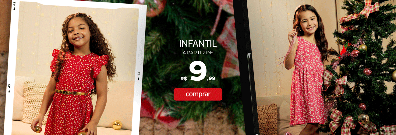 Infantil a partir de R$9,99 Infantil a partir de R$9,99