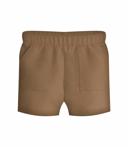 Conjunto Infantil Camisa Com Bermuda Trick Nick Bege