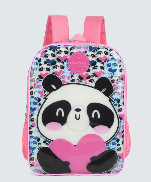 Mochila Infantil Escolar Estampa Panda Up4You 