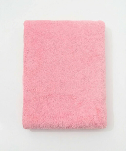 Manta Plush Pelúcia Marisa Rosa