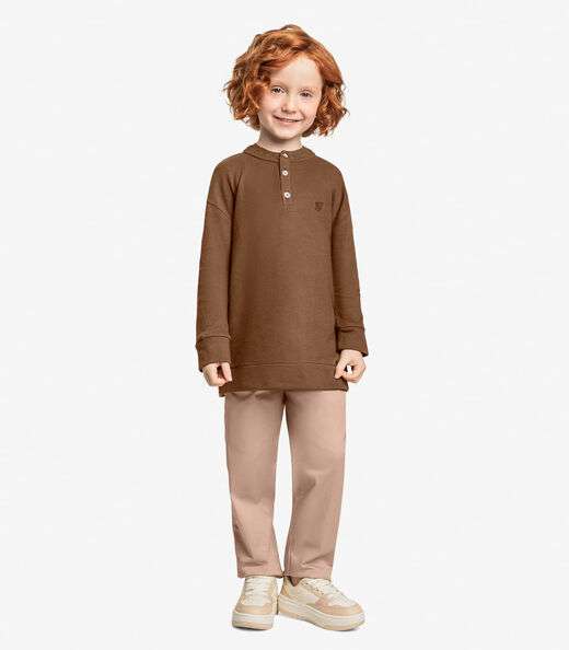 Blusão Infantil Trick Nick Marrom