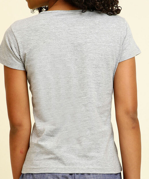 Camiseta Juvenil Manga Curta Estampa Sorvete Tam 10 a 14
