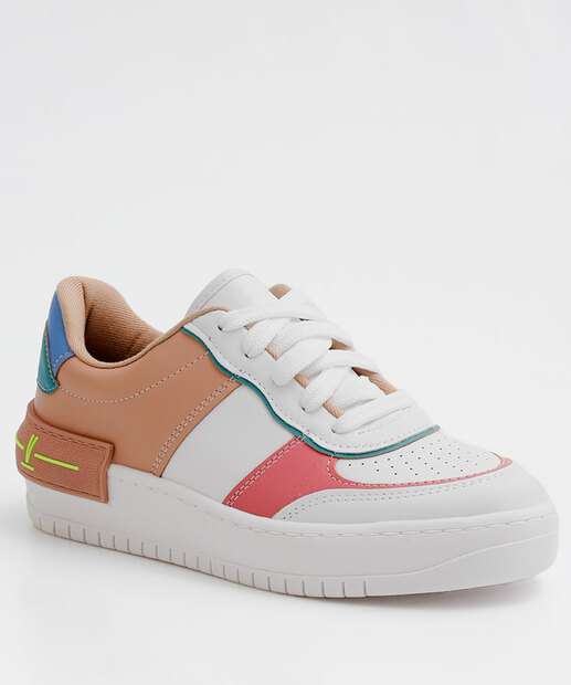 Tênis Casual Feminino Bicolor Vizzano