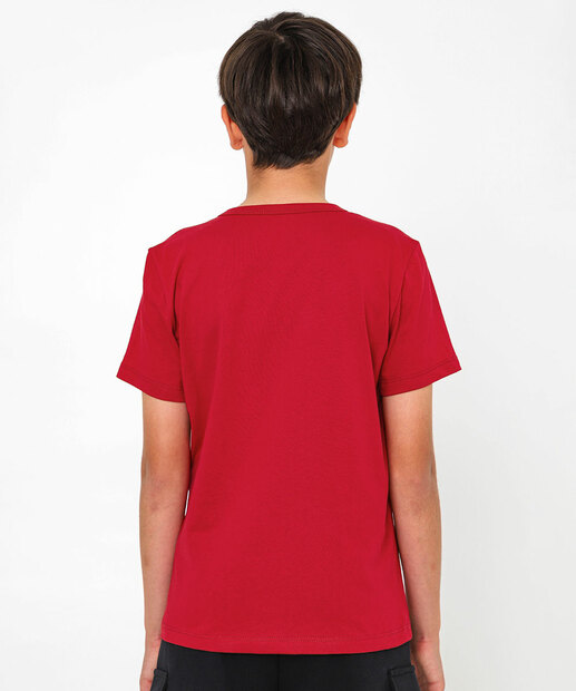 Camiseta Juvenil Estampada Marisa Tam 10 a 16 Vermelho