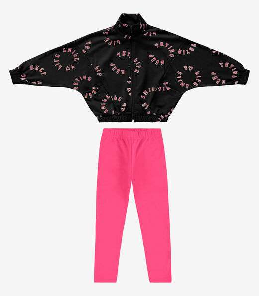 Image_Conjunto Infantil Jaqueta Com Legging Rovi Kids Preto