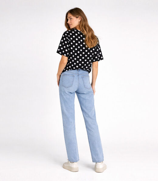 Blusa Feminina Com Estampa Infinita Cor Preto