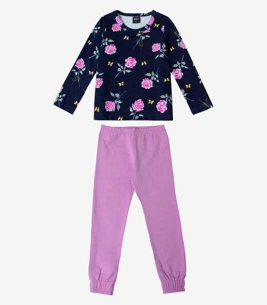 Image_Pijama Infantil Feminino Select Preto