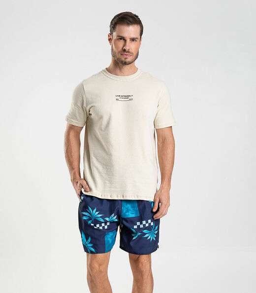 Image_Bermuda Masculina De Microfibra Long Bong Azul