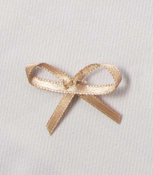 Aplique Laço Cetim Com Strass Rovitex Aviamentos Marrom