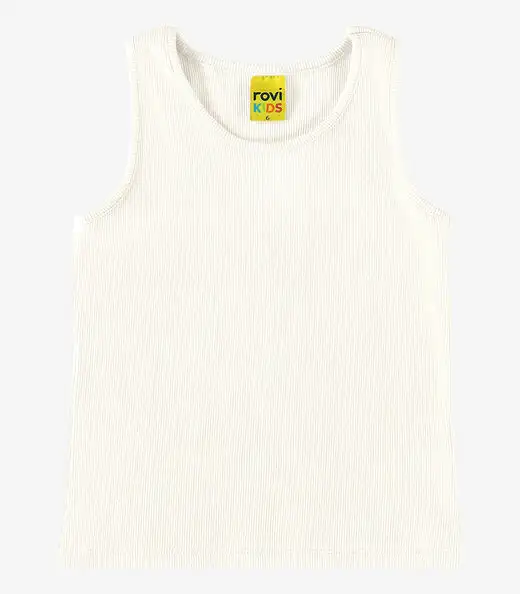 Regata Infantil Feminina Em Ribana Rovi kids Bege